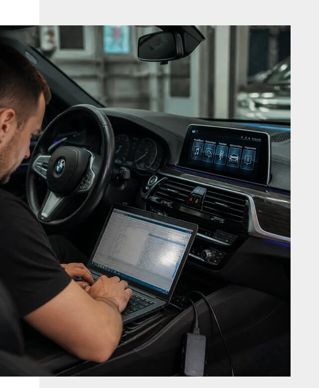 Русификация мультимедиа BMW для авто под ключ в Геленджике