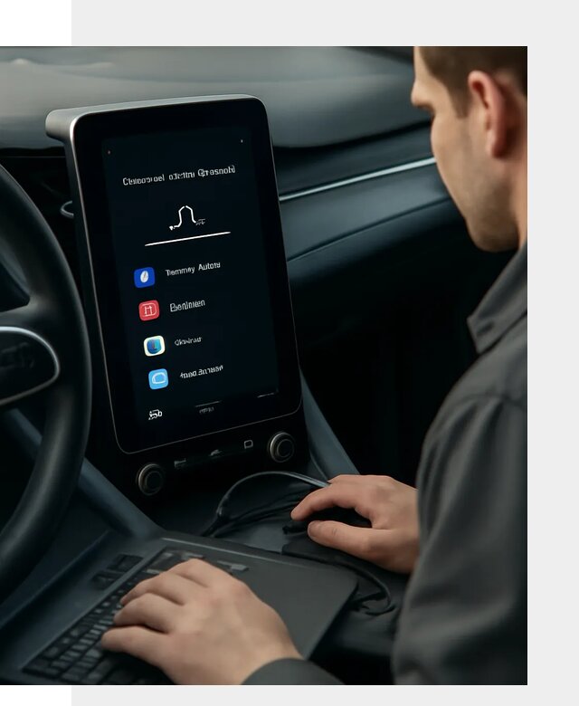 Установка приложений Lynk Co на автомобиль в Геленджике