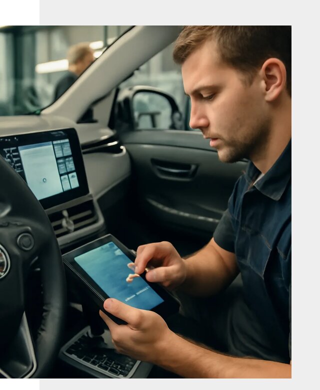 Установка приложений Toyota на мультимедиа в Геленджике